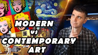 Modern vs Contemporary Art lets learn how to recognize them [upl. by Etteval297]