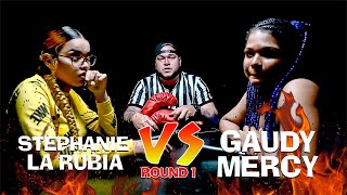 STEPHANIE LA RUBIA vs GAUDY MERCY  Batalla con DJ Scuff [upl. by Geiger]