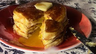 Jiffy Corn Muffin Pancakes OMG Delicious [upl. by Egidio]