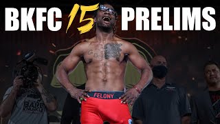 BKFC 15 Live Free Prelims [upl. by Rey871]