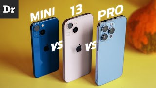 iPhone 13 vs mini vs Pro  БОЛЬШОЙ ОБЗОР [upl. by Caryl]