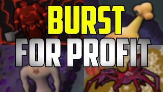 OSRS  5 Spots to Burst for EASY Profits MAGE TRAINING [upl. by Alf]