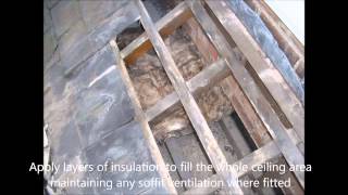 How to insulate an inaccessible roof void [upl. by Nrojb549]