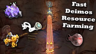 Warframe  Fastest Deimos Resource Farming Method  Requiem PylonObelisk Guide [upl. by Nylave]