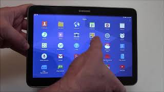 How To Take A Screenshot On A Samsung Galaxy Tab 4 Tablet [upl. by Ycnej87]