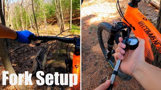 How To Setup Rockshox Suspension Forks [upl. by Arezzini]