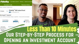 How to Open a Stock Account in Less Than Ten Minutes  Start Investing Today [upl. by Zoha]