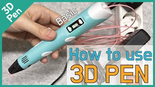 How to use basic 3D pen [upl. by Ashlee893]