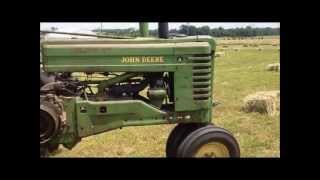 Square Baling With Vintage Equipment [upl. by Airahs]