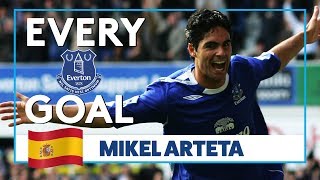 MIKEL ARTETA EVERY EVERTON GOAL [upl. by Rocca]