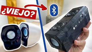 Convierte ALTAVOCES VIEJOS en Altavoz BLUETOOTH CASERO [upl. by Arlo288]