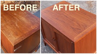 Thrift Store Rescue 8  Mid Century Furniture Restoration [upl. by Sucramej]