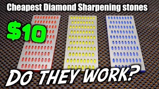 Do Cheap Diamond Knife Sharpening Stones Actually Work [upl. by Amzaj396]