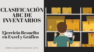 Método ABC de INVENTARIOS ► EJEMPLOS RESUELTOS en EXCEL y GRÁFICO [upl. by Nwahsir]