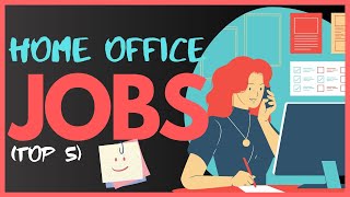 Top 5 Berufe mit Home Office  Jobs mit Homeoffice Möglichkeit [upl. by Htrow]