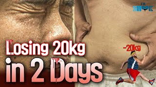 Real Situation 20kg Weight Loss Challenge in Two Days [upl. by Mauri541]