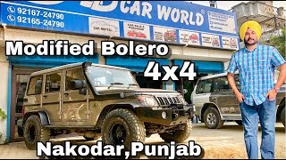 Mahindra Bolero  Modified 4X4  Interior  Seats  Engine  Bumper  Wheel Tyer [upl. by Wileen]