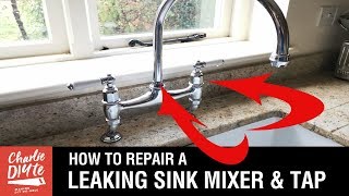 How to Repair A Kitchen Sink Mixer amp Dripping Tap [upl. by Towny]