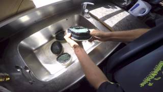 Paua preparation for the most tender NZ black foot abalone [upl. by Siegfried]