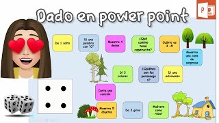 cómo hacer un dado en power point [upl. by Weisbrodt]