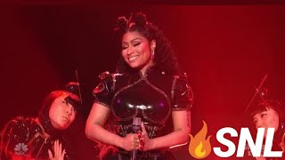 Nicki Minaj  ChunLi live on SNL [upl. by Acinoj60]