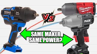 Kobalt XTR Impact Wrench on the Dyno vs Flex amp M18 High Torques [upl. by Barret]