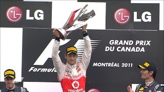 Your Favourite Canadian Grand Prix  2011 Buttons Epic Victory [upl. by Viafore]