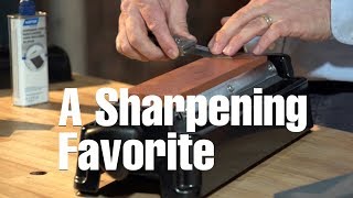 A Knife Sharpening Favorite  The Norton IM313 TriStone [upl. by Nwad]