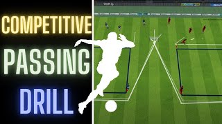 Competitive Passing Drill  Pass amp Finish  U10 U11 U12 U13 [upl. by Airogerg]