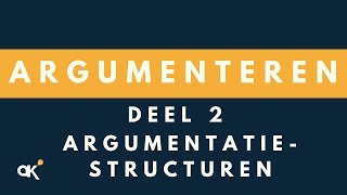 Argumenteren argumentatiestructuren 24 [upl. by Loralie]