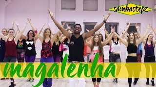 Magalenha Samba Zumba  How to dance Magalenha  Sergio Mendes [upl. by Leffen22]