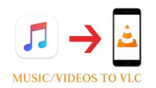 How to transfer musicvideos from computer to iPhone VLC Player App 2017 [upl. by Adonis]