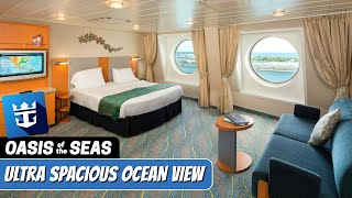 Oasis of the Seas  Ultra Spacious Oceanview Stateroom Tour amp Review 4K  Royal Caribbean Cruise [upl. by Htebizile]