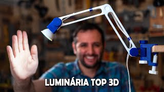 Como fazer uma super luminária articulada maker [upl. by Nameloc349]