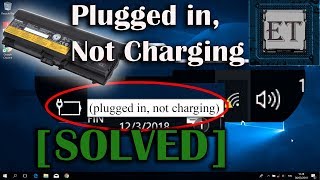 How to Fix Laptop Battery “Plugged in Not Charging” [upl. by Trista]