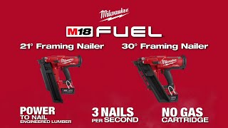 Milwaukee® M18 FUEL™ Framing Nailers [upl. by Rori]