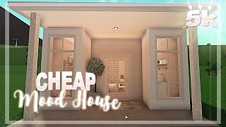 BLOXBURG Cheap Mood house 5k  House build [upl. by Ihab]