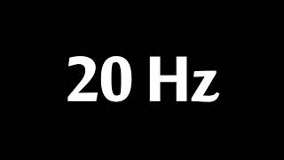 20 Hz Test Tone 10 Hours [upl. by Aelem]