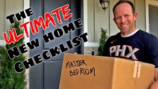 New Home Movein Checklist  What to do BEFORE you close on your house [upl. by Auliffe]