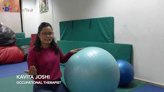 7 ways to use Therapy Ball with Children at Home [upl. by Rannug117]