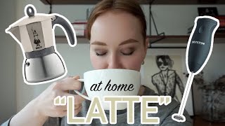 HOW TO MAKE A quotLATTEquot AT HOME moka pot  frother [upl. by Anilatak734]