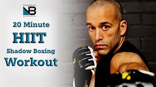 Calorie Killer 20 Minute Shadow Boxing HIIT Workout for Beginners at HOME [upl. by Mloc4]