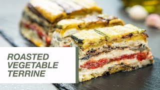 Roasted Vegetable Terrine  Food Channel L Recipes [upl. by Weinstein687]