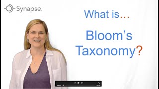 What is Blooms Taxonomy [upl. by Chambers]