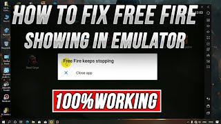 How To fix Free Fire Showing Free Fire Keeps Stopped In Emulator 2023  Free Fire Problem Kaise Fix [upl. by Amargo206]