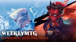 WeeklyMTG  Jumpstart 2022 Previews [upl. by Zacek948]