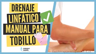 ✅🦶 Drenaje linfático manual para TOBILLO ESGUINCE GRADO IIIII [upl. by Mab20]