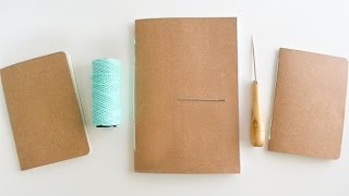 Cómo hacer un cuaderno sencillo Tutorial de Cuadernillo [upl. by Rivard]