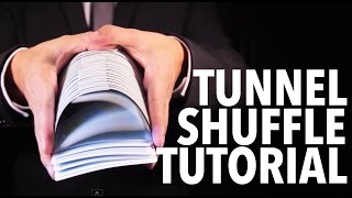 Cardistry for Beginners Shuffles  Tunnel Shuffle Tutorial [upl. by Swords]