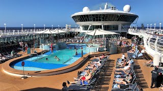 Royal Caribbean Grandeur of the Seas Winter 2020 Outside  Exterior Walking Tour 4k DJI Osmo ZAxis [upl. by Aicnelav982]